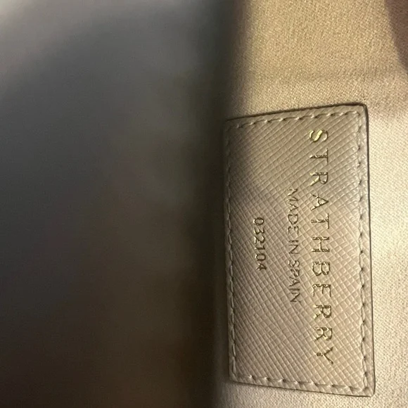 Strathberry S Convertible Shoulder / Crossbody Flap Bag in Cappuccino - Picture 11 of 12